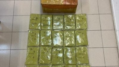 林梦警方特别过滤行动．捕1男子起获哥冬