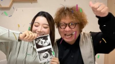 视频｜依依做试管成功受孕　纳豆明年6月当爸泪崩