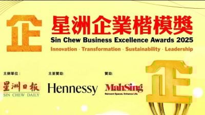 星洲企业楷模奖完成评审   13奖项 12月下旬公布