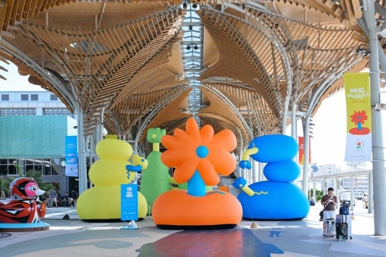 July–August at Hualien Station: “We Bloom!” IP Art Installation