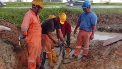 同区第3宗挖掘损坏电缆致断电 . 砂能源促承包商“开挖前先致电”