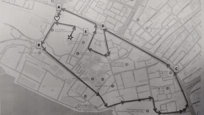 配合圣诞报佳音游行．市区部分道路实施封路