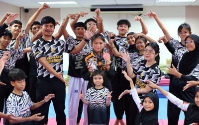 从韵律操转战跆拳道  谢美心亚青运夺铜牌