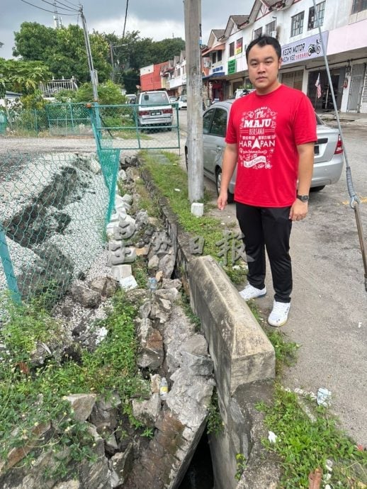 （古城封面主文）爱极乐选区旧花园沟渠久未提升 有者甚至30年未提升恐影响排水