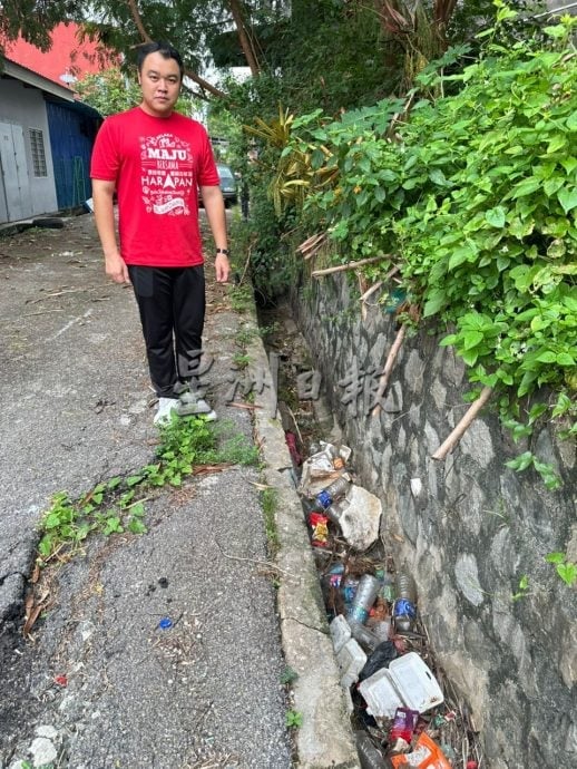 （古城封面主文）爱极乐选区旧花园沟渠久未提升 有者甚至30年未提升恐影响排水