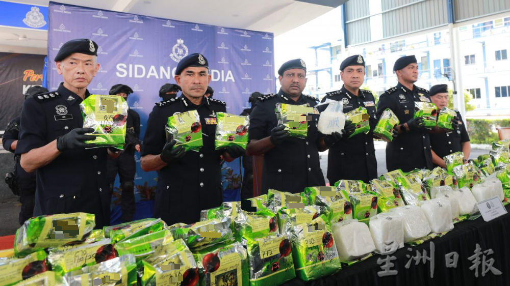 前警员伙同5人为集团“运毒”警起获1380万令吉毒品