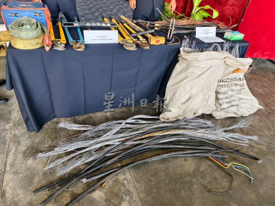 （已签发）柔：**版二头**銮警破2偷电缆团伙   追缉2在逃同伙