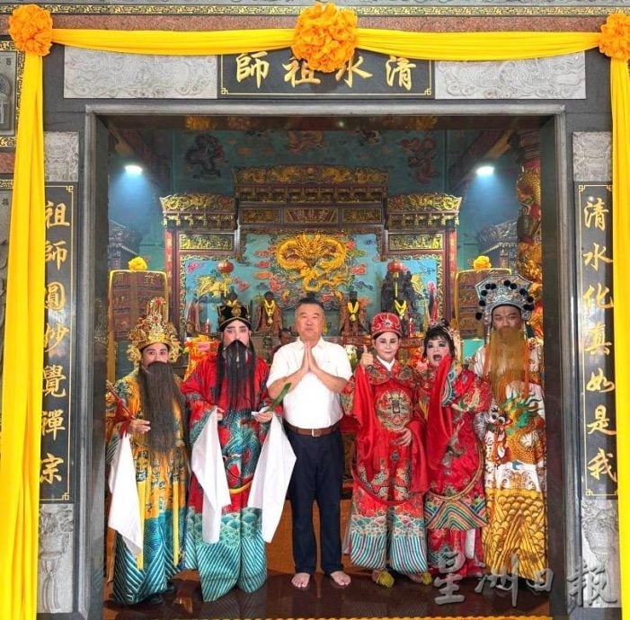 云龙庙喜迎112周年卓府公宝诞，协助推广双旅游年