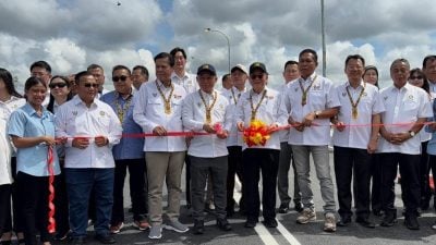 提前近两个月完工 格美纳大桥通车