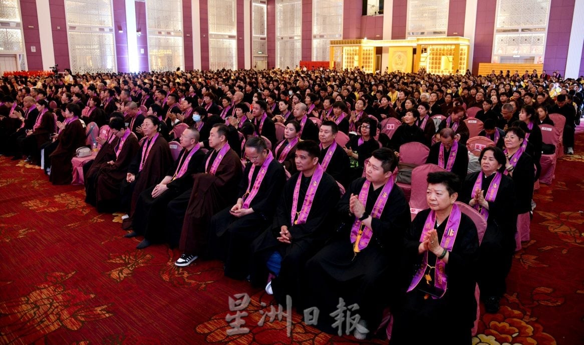 岁末祈福大法会 : 林家全、宽如法师、陈炎顺