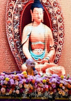 岁末祈福大法会 : 林家全、宽如法师、陈炎顺