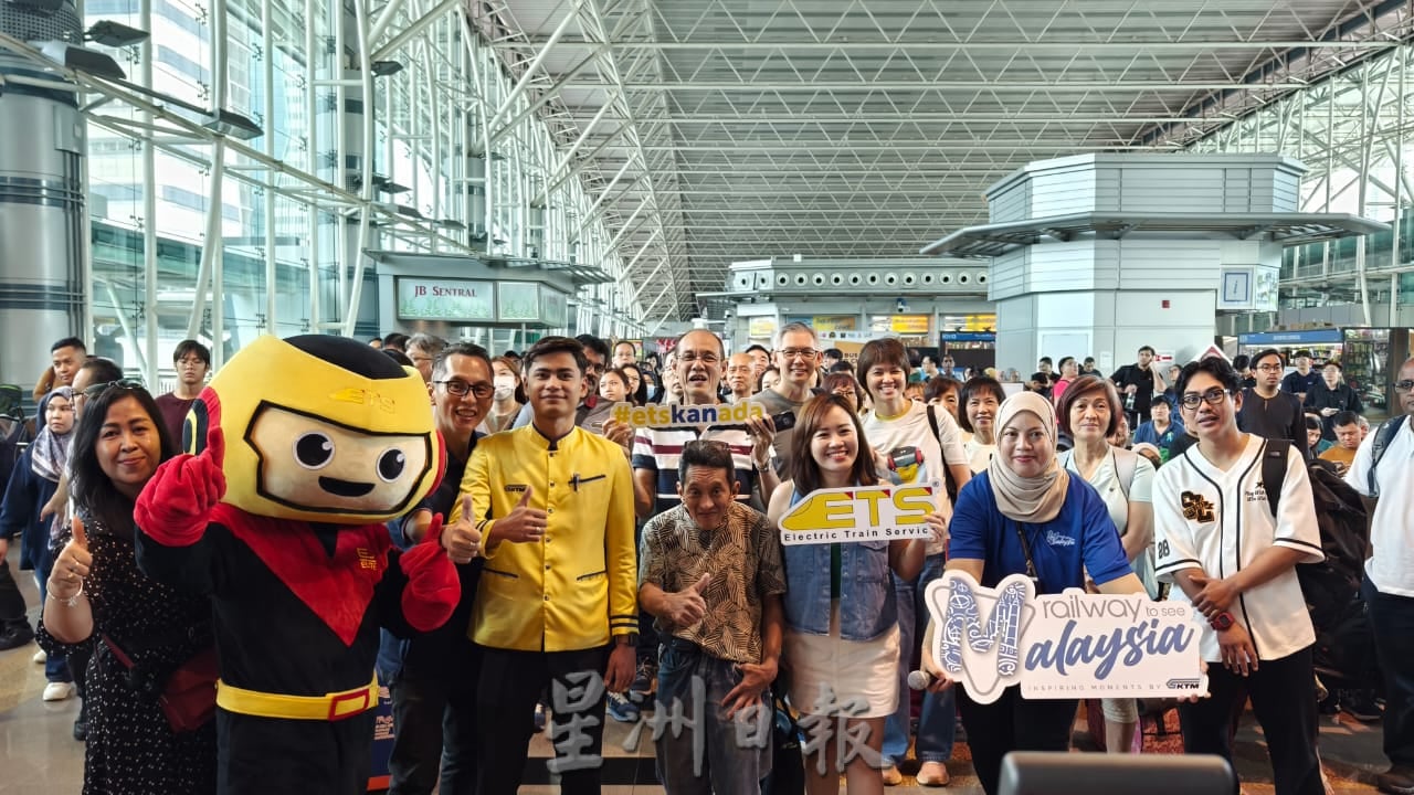ETS新山往返吉隆坡通车 迎首批乘客
