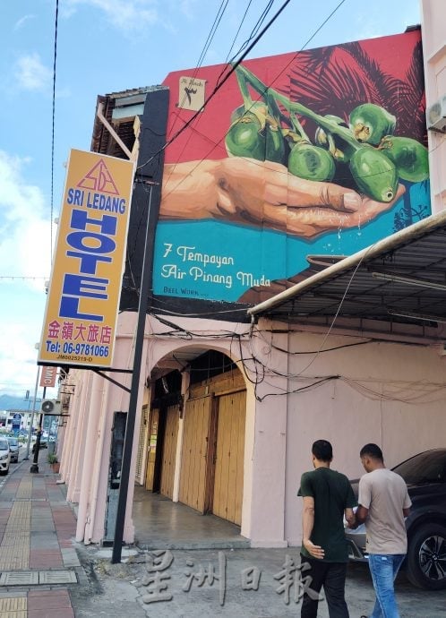 金山公主传奇化作壁画 县议会为东甲添上新亮点